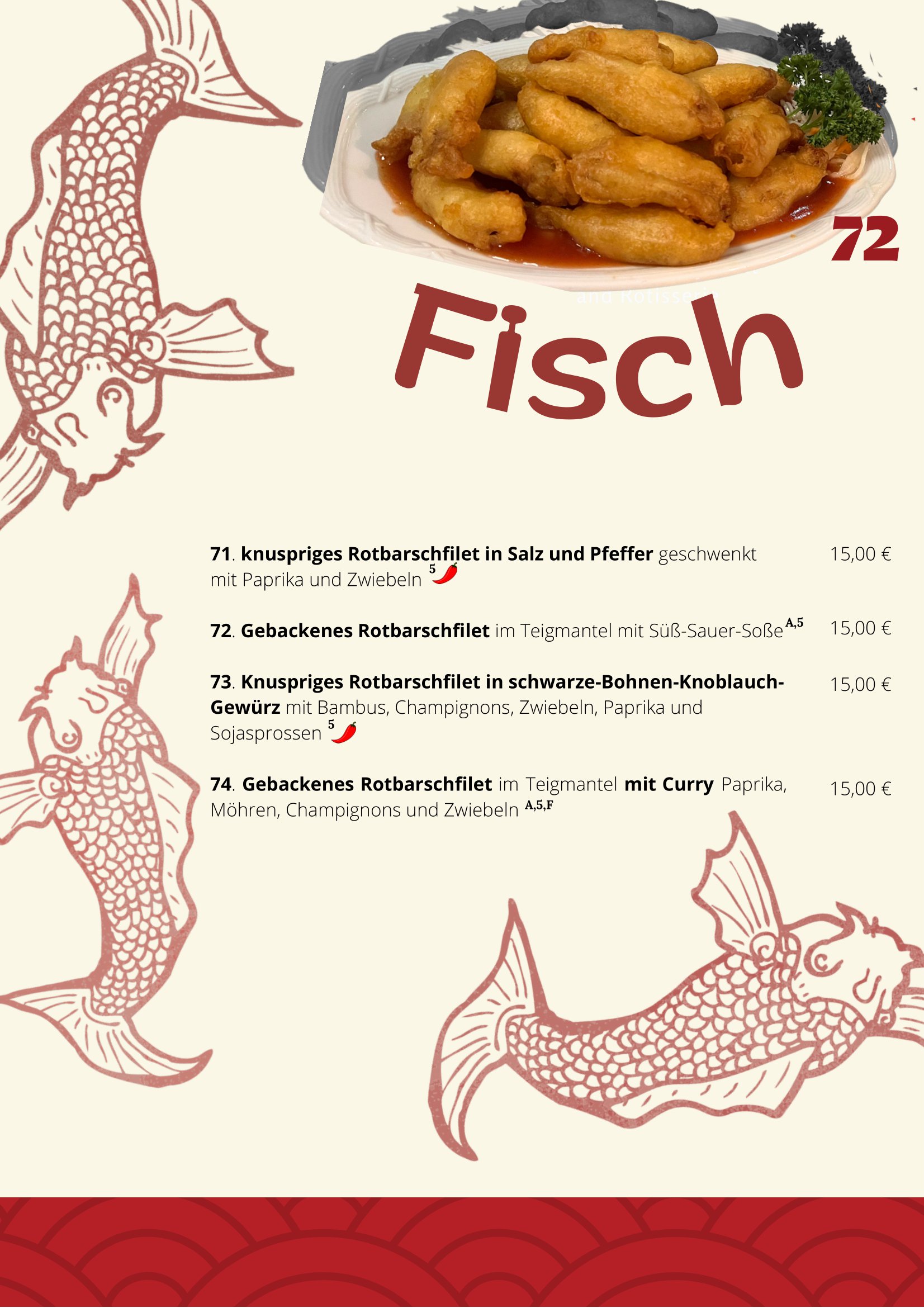Speisekarte Seite 12 Fisch